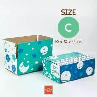 ราคา กล่องพัสดุ กล่องไปรษณีย์ กล่อง Cutie Size C (20 ใบ) ที่นิยมมากที่สุด (1731895413326186215)