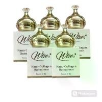 ราคา พร้อมส่ง. (5 กล่อง * 12 กรัม) Wise Nano collagen SPF50 PA+++ ไวซ์ กันแดดนาโนคอลลาเจน 12 กรัม กันแดดผิวหน้า กันแดดคอลลาเจน กันแดดนาโน หน้าเนียนสว่างใส (1731199787453875272)
