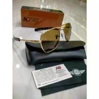 ราคา แว่น AO America Optical ทองกระจกแท้ ปั้มทุกจุดทรงนักบิน แว่นทรงวินเทจขายดีแถม กล่อง ซองผ้าเช็ดครบ✅นำเข้าญี่ปุ่น (1732107734249342465)