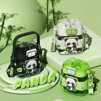 ราคา ขวดน้ำ, ถ้วยน้ำพลาสติกสี่เหลี่ยมเรียบง่าย, ถ้วยฟางแพนด้าการ์ตูน, ขวดน้ำดื่มสำหรับเด็กน่ารัก, ถ้วยแบบพกพาที่ใช้คู่ (1730069340484373190)