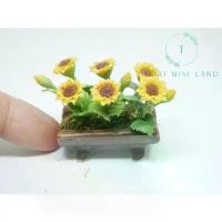 ราคา ดอกทานตะวันจิ๋วในกระถางทรงขอนไม้ กระถางทานตะวัน ทานตะวัน ดอกไม้ดินปั้น ดอกไม้จิ๋ว ดอกไม้ #ของจิ๋ว #ของตกแต่ง คําแนะนําผลิตภัณฑ์ใหม่ของเดือนนี้ (1731272033063109940)