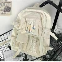 ราคา 【ของตกแต่ง】พร้อมจัดส่งกระเป๋าเป้นักเรียนความจุขนาดใหญ่ ดีไซน์น่ารักสไตล์ญี่ปุ่นและเกาหลี กันน้ำได้อย่างดี เหมาะสำหรับสาวสายหวานที่ชอบแฟชั่นน่ารัก กระเป๋าเป้สะ (1732073674535175309)