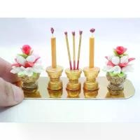 ราคา [CL] ชุดธูปเทียนจิ๋ว พานมะลิ (สูง 5.5 ซม.) ธูปเทียนจิ๋ว พานมาลัย พานจิ๋ว ชุดธูปเทียน ธูปจิ๋ว เทียนจิ๋ว ของจิ๋ว ของตกแต่ง คําแนะนําผลิตภัณฑ์ใหม่ของเดือนนี้ (1731949814073361617)