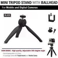 ราคา ขาตั้งกล้อง ขาตั้ง Mini Tripod สำหรับ กล้อง และ มือถือ - Portable with Phone Holder/Clip สินค้าแนะนำ (1732365527683007489)