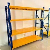 ราคา ชั้นวางสินค้า ชั้นเหล็กเกรดอุตสาหกรรม ขนาด H200x200x60 cm รับน้ำหนัก 800 กก พร้อม 4 ชั้นวาง สำหรับคลังสินค้า จัดเก็บได้มาก ราคาส่ง ที่นนทบุรีและชลบุรี (1732302846177412654)