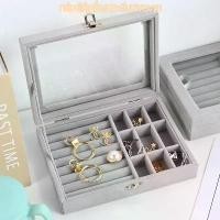 ราคา กล่องเก็บเครื่องประดับใส่เครื่องประดับฝากระจกกำมะหยี่สีเทา สินค้าขายดี ตะกร้า หวายเทียม ชั้นวาง พับ ได้ มี ล้อ สําหรับ ทํา powerbox กระติบ ข้าวเหนียว ของ เก็บ มินิมอล (1731834386264786211)