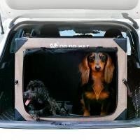 ราคา กรงสุนัขแบบพกพา พับได้ เปิดประทุน เหมาะสำหรับรถยนต์และกลางแจ้ง เตียงแมว ขนาดใหญ่ กลาง และเล็ก ที่นั่งนิรภัยสำหรับสัตว์เลี้ยง ของจำเป็นในการเดินทาง วางจำหน่ายในปี 2025 ของ ใช้ (1732387730508317902)