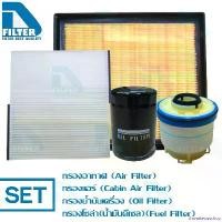 ราคา thwarteousshop แบบพกพา ชุดกรอง Mitsubishi มิตซูบิชิ ไทรทัน Pajero,Triton 2015-2022 (2.4) By D Filter (ไส้กรองอากาศ+ไส้กรองแอร์รถยนต์+กรองน้ำมันเครื่องรถยนต์+ไส้กรองโซล่า) Auto M (1730948245607319593)