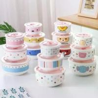 ราคา พร้อมส่ง. KIME [พร้อมส่ง] ชุดชามเซรามิค เซรามิค ชามเซรามิค พร้อมฝาปิด 3ใบ/ชุด เข้าไมโครเวฟได้ ชาม ถ้วย (1732162537080325450)