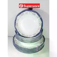 ราคา ซุปเปอร์แวร์ จานทรงลึก9นิ้ว 6ชิ้น+ชาม7.5นิ้ว 6ชิ้น(12ชิ้น) ลายลิตเติ้ล บูลเก้ ซุุปเปอร์แวร์เกรดA เมลามีน100% ตรานกเพนกวิน superware (1729598664748468889)