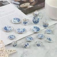 ราคา ชุดถ้วยชา สไตล์โบราณ พอร์ซเลนสีขาว 15 ชิ้น/เซ็ต ถ้วย ชาม เครื่องใช้บนโต๊ะอาหาร เหมาะสำหรับเฟอร์นิเจอร์บ้านตุ๊กตา ตกแต่ง (1732062298620200517)