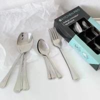 ราคา ชุดช้อนส้อมสแตนเลส Kitchen pro cutlery set 1 ชุดมี ช้อน 4 ชิ้น,ส้อม 4 ชิ้น,ช้อนกาแฟ 4 ชิ้น (1732317055776032065)