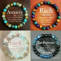 ราคา สร้อยข้อมือตาเสือ, วัสดุ TemuTK, อาเกต, อเมทิสต์, ลาพิสลาซูลี, เทอร์ควอยซ์, หินซ่ง, ตะกร้า, ฟอสฟอรัสกรีน, สร้อยข้อมือตงหลิง (1732421851408270965)
