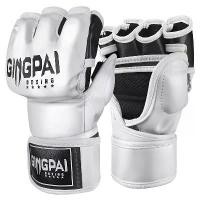ราคา นวมชกมวย ครึ่งนิ้ว สำหรับผู้หญิงและผู้ชาย เหมาะสำหรับมวยไทย UFC เทรนนิ่งเด็ก ถุงชกมวยสำหรับผู้ใหญ่ ถุงมือ MMA มืออาชีพ เสื้อ ต่อยมวย หญิง เข็มขัด นัก มวย เด็ก ชกมวย ผู้ (1732182133636040324)