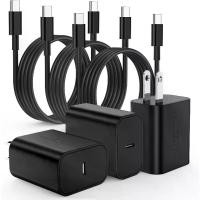 ราคา ที่ชาร์จ USB C, 3 แพ็ค, 45W, เข้ากันได้กับ Samsung Galaxy S24 Ultra, บล็อก Type C ชาร์จเร็วสุด, พร้อมสาย C ถึง C 6FT, เข้ากันได้กับ Samsung Galaxy Tab S9, S8, S23 Ultra, S22 Ultr (1732076554196518109)