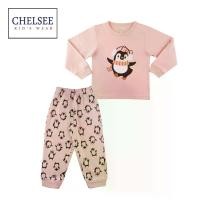 ราคา [จัดส่งทันที] NEW !!!! Chelsee ชุดนอนแขนยาว เด็กผู้หญิง รุ่น 237965 ลายแพนกวิน อายุ 2-10 ปี ผ้า Cotton Interlock ผ้านิ่ม ไม่หนาไม่บาง ชุดนอนเด็ก เสื้อผ้าเด็กโต (1732180440739054949)