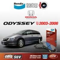 ราคา ผ้าเบรค HONDA ODYSSEY (RB1-BR2) [ปี 2003-2008] ล้อ หน้า ผ้าเบรครถยนต์ โอดีซีส ผ้า ดิส เบรค หน้า Bendix แท้ 100% (1732067876073868025)