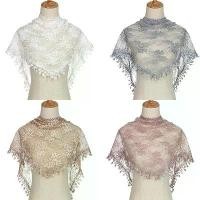 ราคา ผ้าคลุมไหล่ ผ้าพันคอ ผ้าลูกไม้ ทรงสามเหลี่ยม ลายดอกไม้ สีพื้น แฟชั่นสําหรับผู้หญิง (1732062402357265600)