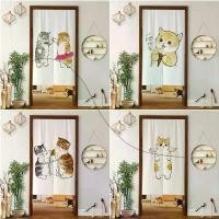 ราคา [TOP]CODม่านประตูในครัวเรือน ดีไซน์แมวน่ารัก ทำจากผ้า ฉากกั้นฟรีหมัด เหมาะสำหรับห้องครัวและห้องน้ำ ผ้าม่านแขวนแบบบังตา ครึ่ง ผ้าม่าน 2 ชั้น ม่าน ซิงค์ครัว ผ้าม่าน หน้าต่าง 4 บาน (1731226116842227168)