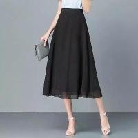 ราคา กระโปรงทรงเอ แฟชั่น สำหรับผู้หญิง พลัสไซส์ สีดำ ทรงสลิมฟิต กระโปรงชีฟอง สไตล์เลดี้ สองชั้น ความยาวปานกลาง ผ้าม่าน เอวสูง กระโปรงร่ม เสื้อผ้าผู้หญิง (1730923872952748993)