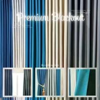 ราคา ขายดี! ผ้าม่าน Premium Blackout ผ้าม่านทึบแสง ผ้าม่านกันแสง ผ้าม่านกันยูวี (1732091817390081252)