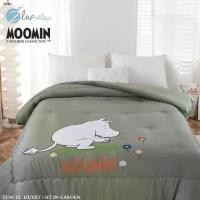 ราคา ZleepSleep: ผ้าห่ม MOOMIN ลิขสิทธิ์แท้ ผิวสัมผัส นุ่ม ลื่น เย็น (1732197700171302564)