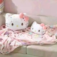 ราคา พร้อมส่งจากไทย!! หมอนผ้าห่มคิตตี้ ขนนุ่ม พกพาสะดวก ขนาดประมาณ หมอน 40 ซม. ผ้าห่ม 100×150 ซม. (1732165780776584849)