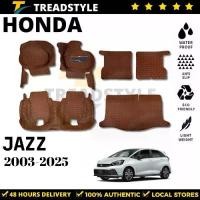 ราคา 6D พรมรถยนต์ Honda Jazz GD 2003-2025 GE 2008-2025 GK 2015-2025 เต็มคันพรมหนัง Honda Jazz gd gk พรมในรถยนต์ พรมรถ พรม รถยนต์ (1730870547256740615)