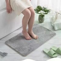 ราคา พร้อมส่ง-COD พรม พรมเช็ดเท้า ผ้าเช็ดเท้า พรมเช็ดเท้าดักฝุ่น ใยสังเคราะห์ มีกันลื่น ขนาด60X40 cm. แผ่นยางกันลื่น (1730049046622210828)