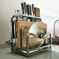 ราคา ชั้นวางมีดสแตนเลส, Muge, เหมาะสำหรับทุกฤดูกาล, ชั้นวางของในครัว, สำหรับมีด, เขียง, ฝาหม้อ, ตะเกียบ, ชั้นวางมัลติฟังก์ชั่น, ชั้นเก็บของ ซอง ใส่ มีด พับ โพลิเมอร์ ซอง ใส่ มีด พับ โพลิเมอร์ (173214495033