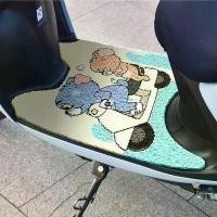 ราคา แผ่นรองฝ่าเท้าจักรยานไฟฟ้า พร้อมแหวนลวดและกระดิ่ง มีด Emma กันน้ำ กันลื่น แผ่นรองฝ่าเท้าสากล ตัดเอง (1732390164067616531)