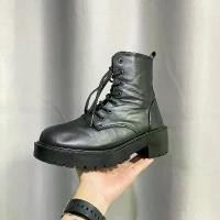 ราคา รองเท้ามือสอง รองเท้าบูท หนังดำด้าน ไซร์ 38 ความยาว 24 เซน จัดส่งเฉพาะจุด (1732150360696325760)