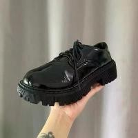 ราคา รองเท้ามือสอง รองเท้าบูท คัทชู หนังดำเงา ไซร์ 37 สินค้าขายดี (1731916359975404985)