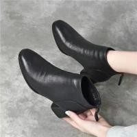 ราคา รองเท้าพ่อ, WNB610, หนังนิ่ม, รองเท้าบุนวมผ้าฝ้าย, รองเท้าผู้หญิง, ฤดูใบไม้ร่วงและฤดูหนาว, ซับในขนแกะ, รองเท้าบูทหนังอุ่น, กันลื่น, รองเท้าบูทสั้นผู้หญิง, รองเท้าบูท Dr. Martens, รองเท้าบูทลุยหิมะ (17