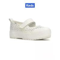 ราคา KEDS รองเท้าผ้าใบ แบบสวม รุ่น KEDS MARY JANE PERF LEATHER สีขาว ( KW-MARYJ-8-110 ) (1731285396647675036)