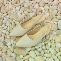 ราคา รองเท้าส้นสูง Heels CREAM ขนาด 36-42 สีครีม รัดส้นปรับได้ ด้านในบุนิ่ม พื้นคิว 1.5 นิ้ว ใส่สบาย (1732193632921683485)