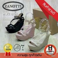 ราคา [ของแท้100%ส่งด่วนส้น 5 นิ้ว] ZANOTTI รองเท้าส้นสูง รองเท้ารัดส้น รองเท้าส้นตึก รุ่น HW21808 หนังนุ่ม เบา ใส่สบายเท้า แนะนำ (1732125843194218000)