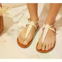 ราคา Leather Sandals Women รองเท้าแตะ รองเท้าสีครีม รองเท้ารัดส้นไปทะเล รองเท้าหนังผู้หญิง วินเทจ รองเท้าหนังลำลอง ขายดีประจำเดือนนี้ (1731852625334535191)