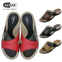 ราคา ADDA 62M55 รองเท้าแตะลำลอง รองเท้าผู้หญิง พื้นนุ่ม ไม่ลื่น สองสี ไซส์ 4-7 ดำ น้ำตาล แดง MyShoes (1731871551059691301)