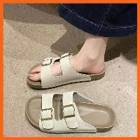 ราคา รองเท้าแตะแพลตฟอร์มสำหรับผู้หญิง ฤดูร้อน 2024 มาใหม่ สไตล์วินเทจ Birkenstocks รองเท้าแตะลำลอง (1730160037102521245)