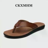 ราคา รองเท้าแตะหนังวัว CKXMHM สำหรับผู้ชาย ไซส์ใหญ่ , สไตล์เรียบง่าย, รองเท้าแตะลำลอง, รองเท้า แตะ ไซส์ 47 (1731901760621938710)