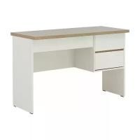 ราคา FURINBOX โต๊ะทำงาน 3 ลิ้นชัก รุ่นมินิโอ ขนาด 120 ซม. - สีธรรมชาติ/ขาว (1732291744009979960)