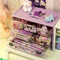 ราคา กล่องเก็บของ Kulomi หกช่อง กล่องเก็บของลิ้นชักตั้งโต๊ะ Sanrio เหมาะสำหรับหอพักนักเรียน โต๊ะ ลิ้นชัก ห้องนอน 1 ชิ้น (1731933370965132893)