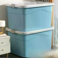 ราคา กล่องเก็บของ วัสดุพลาสติกหนา ขนาดใหญ่พิเศษ เหมาะสำหรับเสื้อผ้า ของเล่น และของใช้ในครัวเรือน พร้อมฝาปิด กล่อง ลิ้นชัก ลังเหล็กเก็บของ กล่อง พลาสติก ใส 70 ลิตร กล่อง พลาสติก 50 (1730973685527841208)