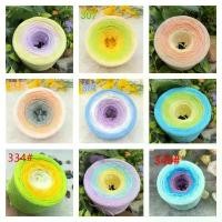 ราคา ด้ายเค้กลูกไม้, ผ้าฝ้าย 100%, งานฝีมือ, สีไล่โทนสี, ทอมือ DIY, ผ้าคลุมไหล่กลวงออก, วัสดุด้ายเสื้อกันหนาวเด็ก, 205g / ลูกบอล (1732413436583380021)