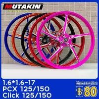 ราคา MUTAKIN CNC ล้อแม็ก ล้อตัวนี้ใส่125 HONDA CLICK125 / CLICK125i / CLICK150 / CLICK150i /PCX 2018-2019 1.4*1.6-17 ล้อ (1730115221611907743)