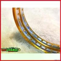 ราคา deplorshop ใช้งานได้ ล้อ COM ดาว Adventure Rim แท้ 1.40 x 17 สีทูโทน เจาะตา ขอบเรียบ (2วง) โลคอม ล้อคอม ล้อโลขอบ17 การันตีของแท้ ไฟเลี้ยว ฟอซ่า มี โอไฟ 2 ตา แต่ง สวย click (1730338750958831755)