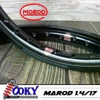 ราคา ""ล้อ MAROD 1.40 X 17 ขอบเรียบ วงล้อ ขนาด1.4ขอบ 17ลิขสิทธิ์แท้ สีดำ วงล้ออลูมิเนียมสำหรับรถจักรยานยนต์" (1731732131728622615)