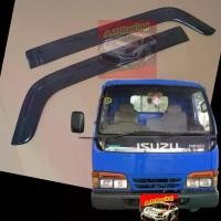 ราคา สวัสดิการสด กันสาดรถ 6 ล้อ กันสาดรถบรรทุก ISUZU NPR NQR หัวการ์ตูน NPR 120 สีดำ กันสาด 1 คู่ กาว 3 M แท้ งานดี (1732156744273922281)