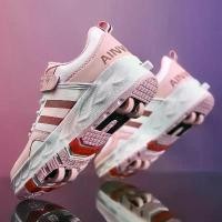 ราคา รองเท้า Heelys สำหรับเด็ก, รองเท้าเด็กผู้หญิง, สเก็ตลูกกลิ้ง Heelys สี่ล้อ, รองเท้าเดิน 4 ล้อ, สำหรับเด็กผู้หญิง, รองเท้านักเรียนที่มองไม่เห็น, พร้อมล้อ, 10.18 (1730013195465820336)